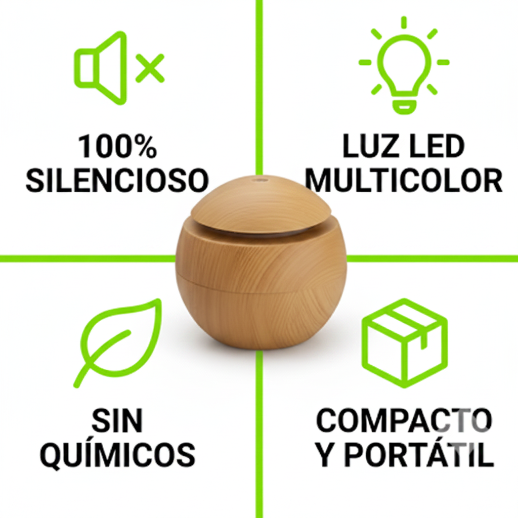Humidificador Difusor Aromaterapia