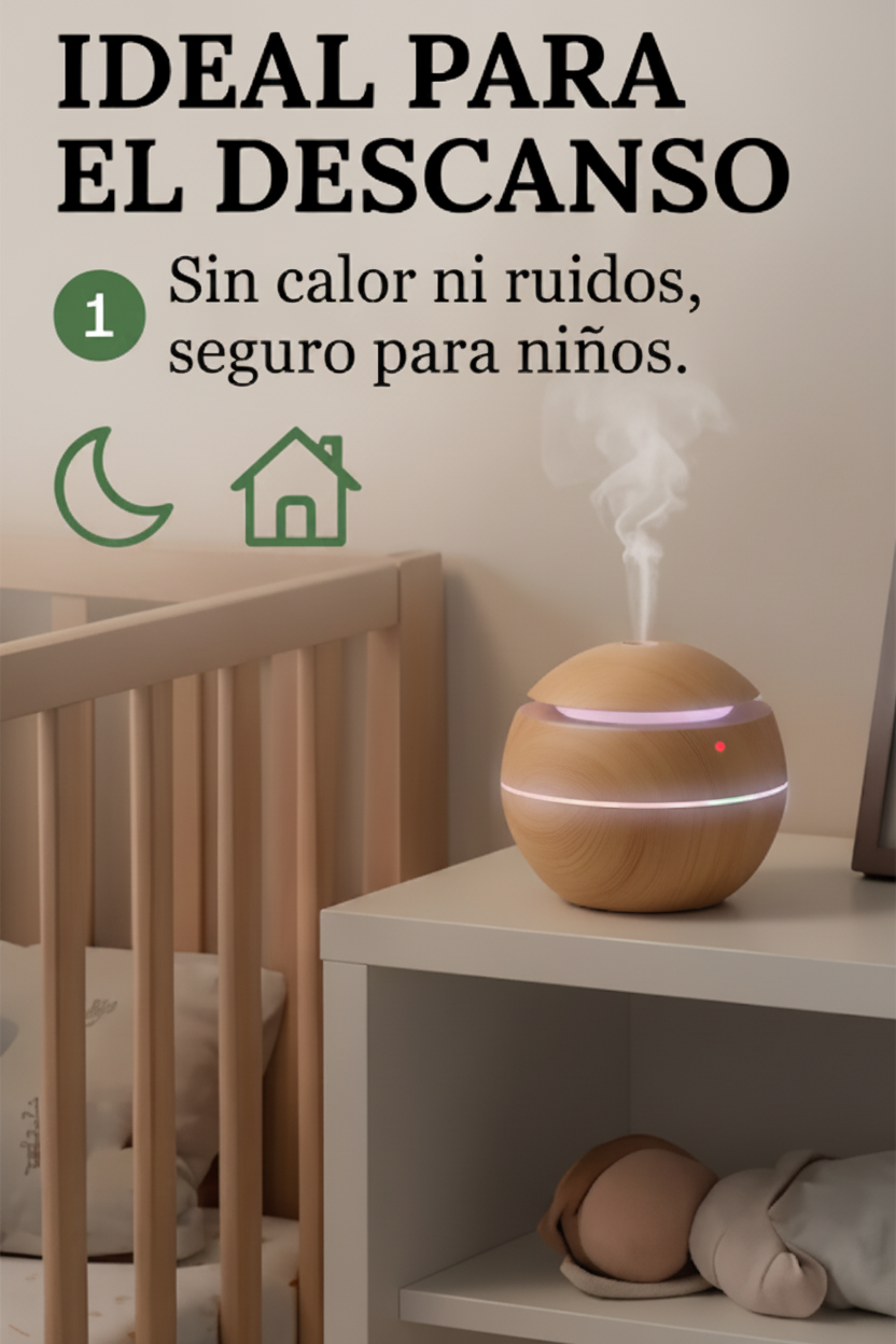 Humidificador Difusor Aromaterapia