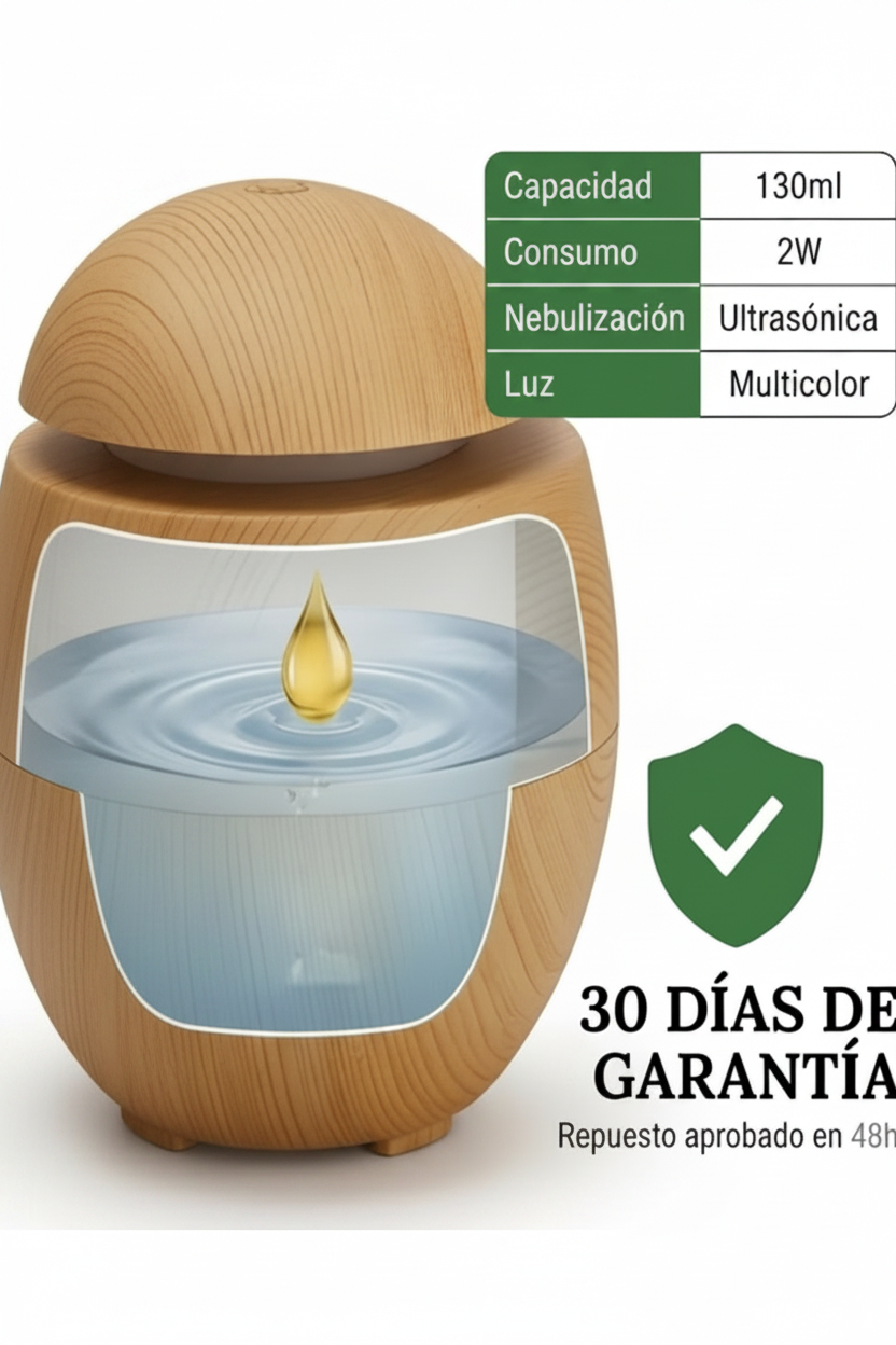 Humidificador Difusor Aromaterapia