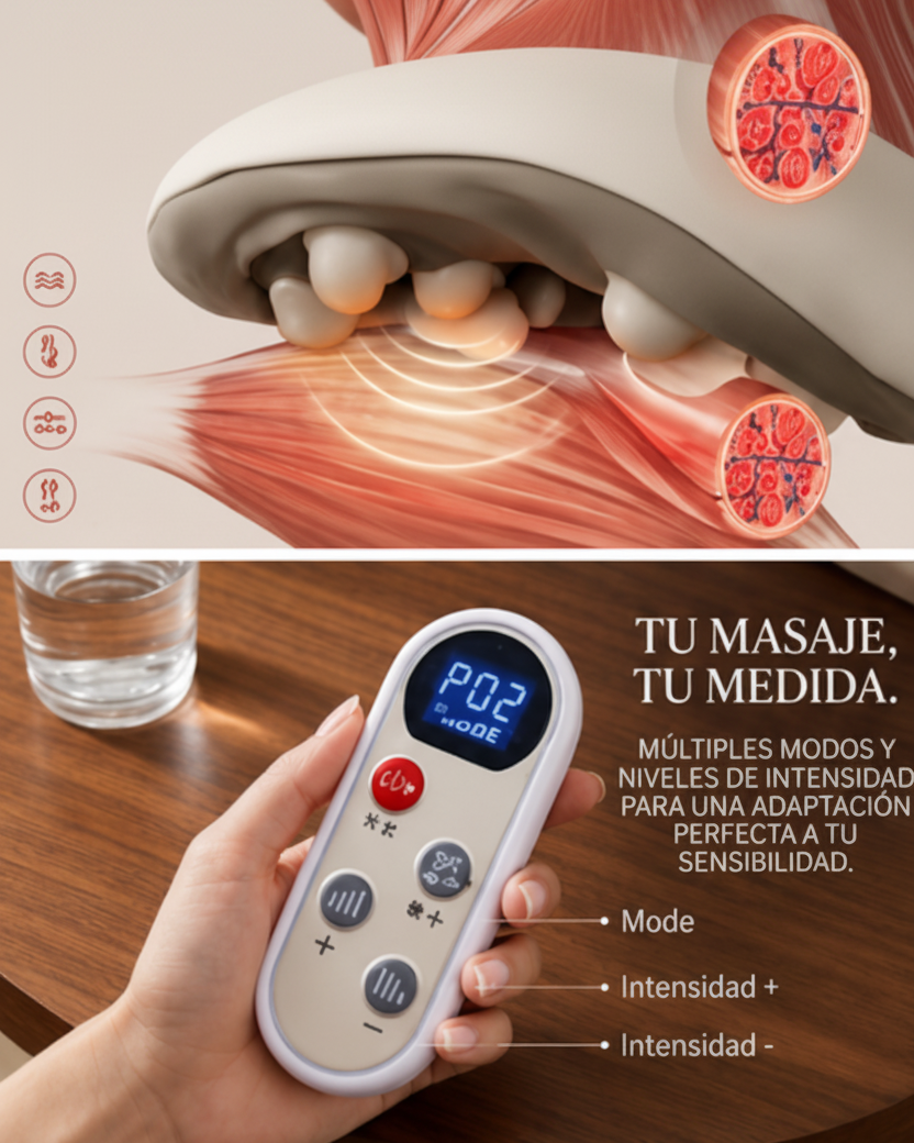 MASAJEADOR DE ESPALDA,CUELO,HOMBROS,PIERNAS